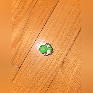 Jibbitz Green and White Dinosaur Charm
